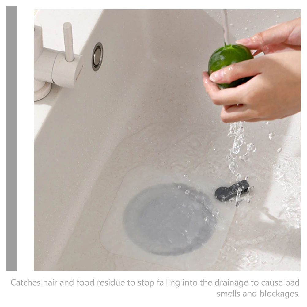 

1pc Anti-Odor Drain Cover Silicone Floor Drain Cover For Bathtub Bathroom Kitchen Sink Tub Stopper With Lift Easy Clean