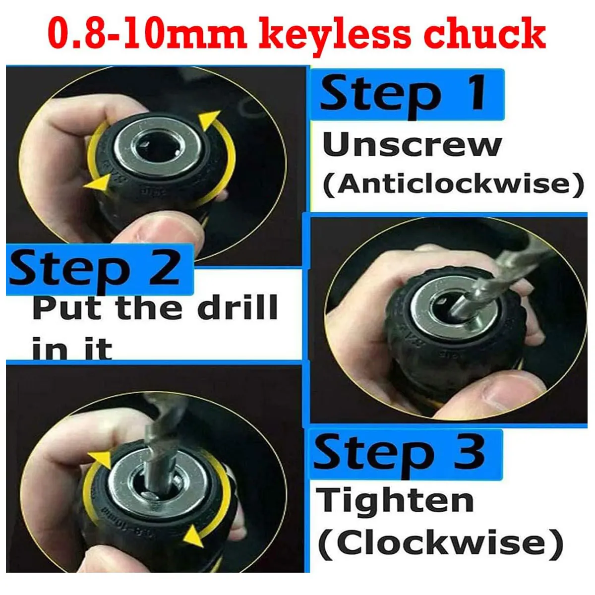21V Cordless Drill Set, Cordless Drill Bit Drive Set, Electric Drill Set with 3/8" Keyless Chuck, with Work Light, Max Torque 45