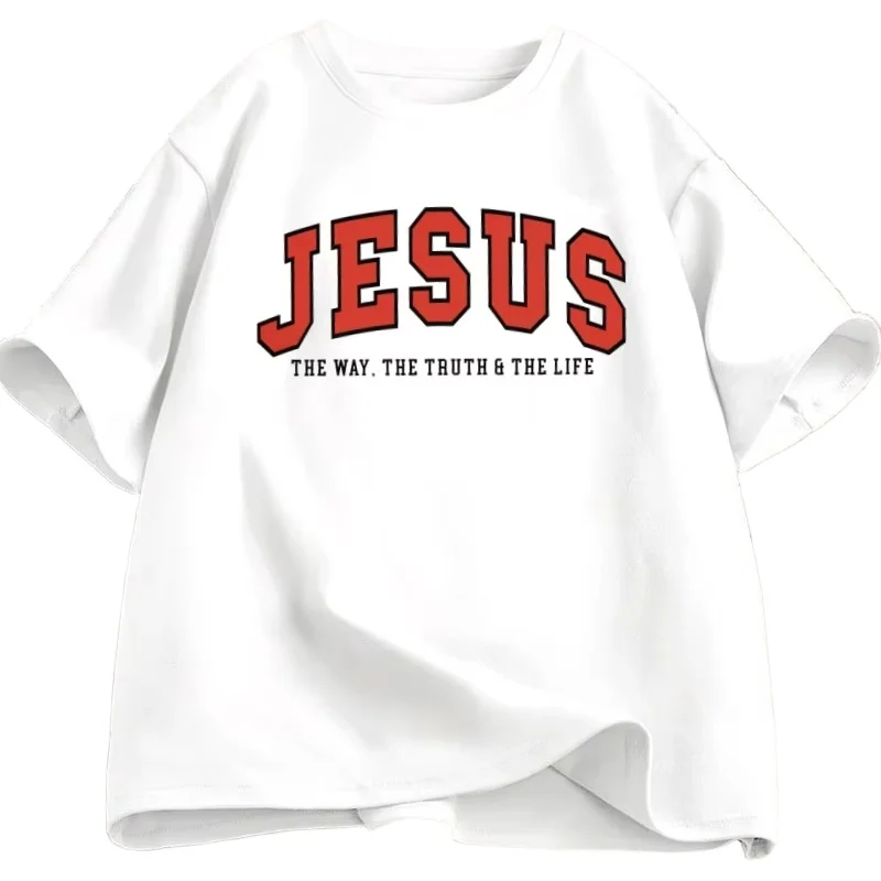 Camiseta de Jesús The Way The Truth The Life, camisetas de fútbol universitario cristiano, camiseta de fe con versículo bíblico, ropa para hombres y mujeres