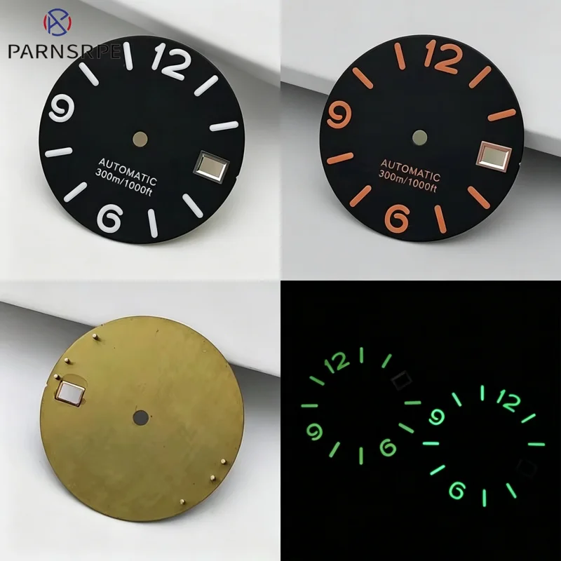 

Two-color optional 28.5mm aseptic dial, suitable for Japanese N35N36 movement dial, modified accessories for men's watches.