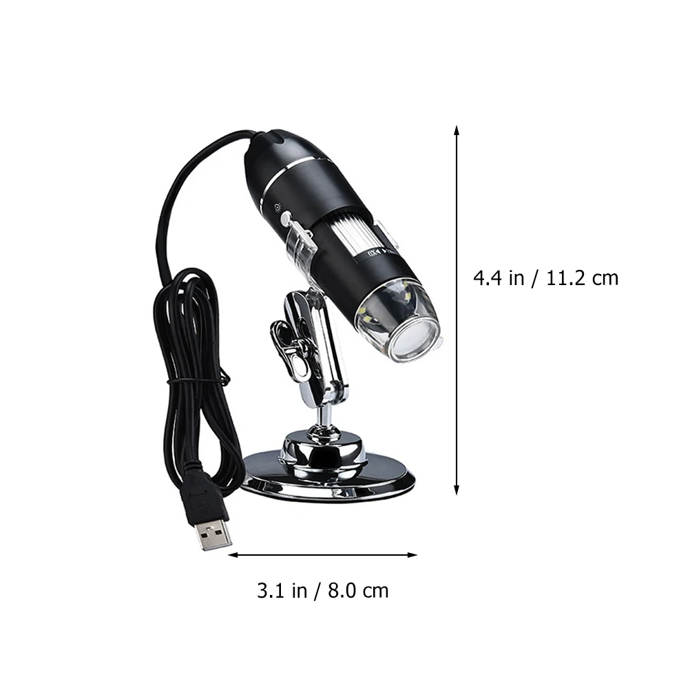 

High definition Microscope Digital Electron USB Kids Educational Scientific Tool for Observation Analysis LED Light