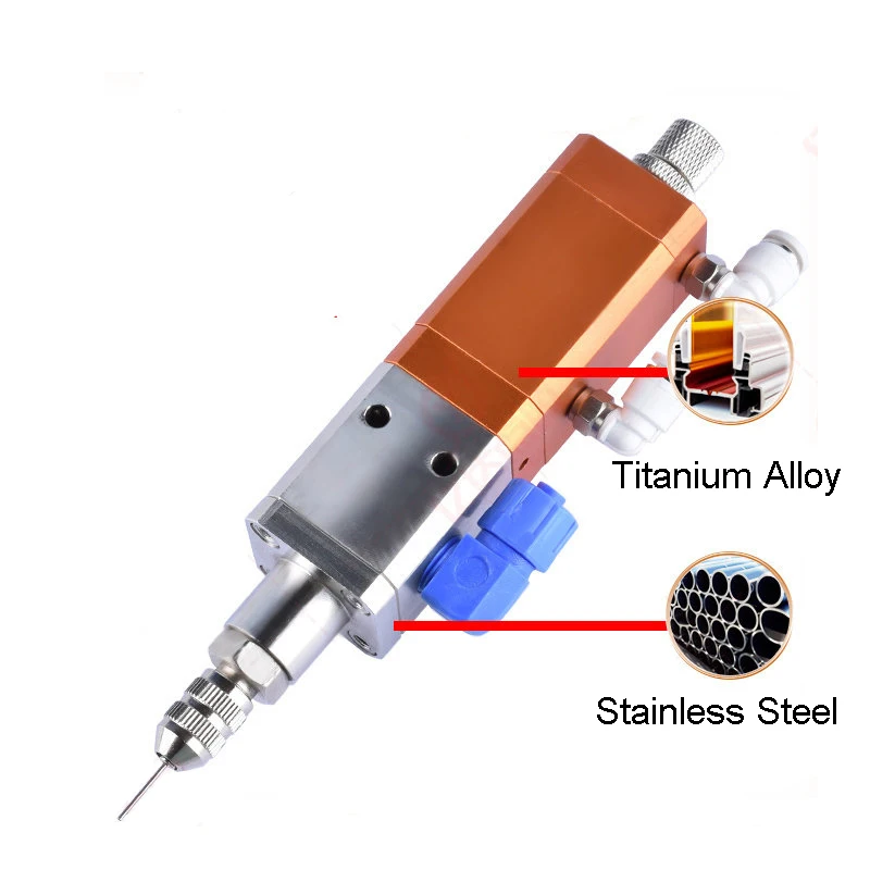 3131 Backsuction Pneumatic Precision Glue Dispensing Valve,Silicone UV Glue Dispensing Valve Machine Single Liquid Filling Valve