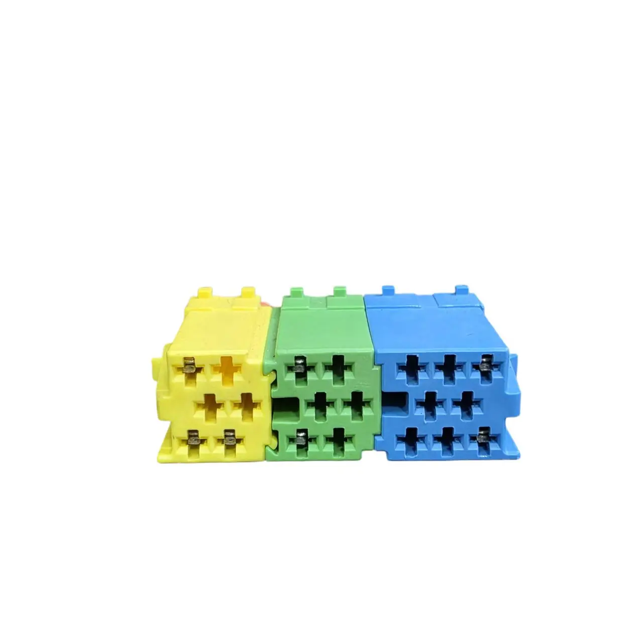 20 Pin Automobile Waterproof Connectors Parts Three-Color Plug DVD Plug AUX Car Audio Connector Car Audio Modification Connector