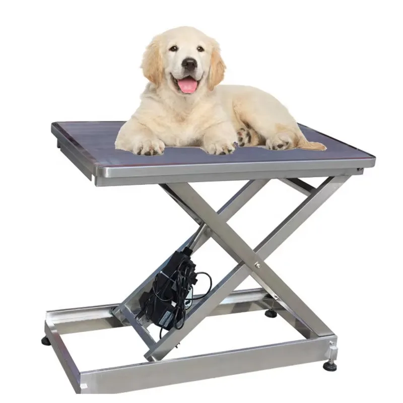 2026 Animal Table Veterinary Exam Table: Stainless Steel Surgery Operating Table Flat Electric Lifting for Pet Supplies