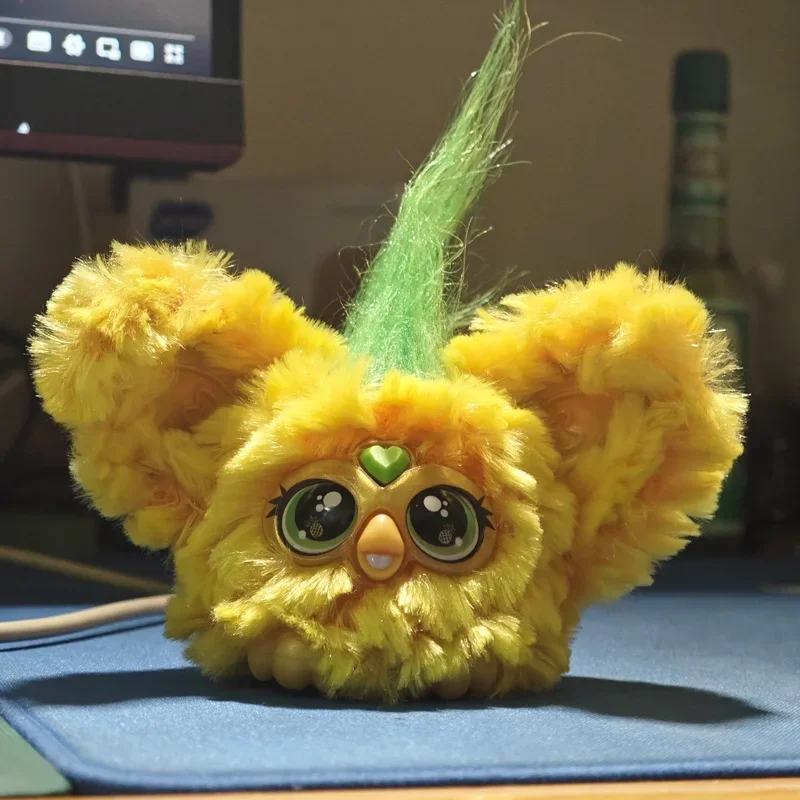 Hasbro Furby Furblets Elektrikli Dolması Peluş Hayvan Evcil Hayvan Interaktif Bebek Oyuncak Sevimli Kolye Koleksiyon Çocuk Doğum Günü Hediyeleri