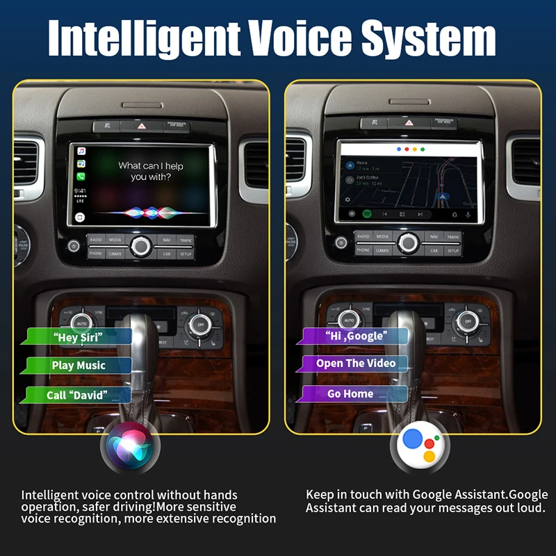 CarPlay Retrofit Box for Volkswagen Touareg RNS850 2010-2017 8