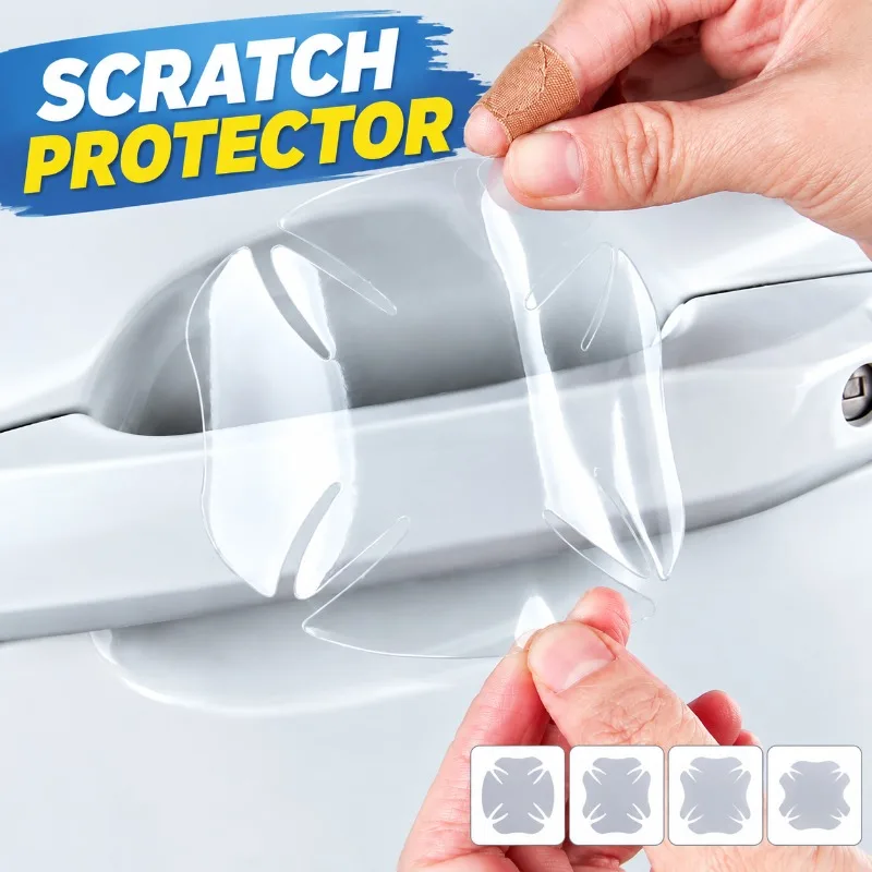 TPU Auto Door Cup Membrane Grab Protective Skin Rhino-skin Hidden Transparent Coating Abrasion-proof Self-repair Vehicle Outer