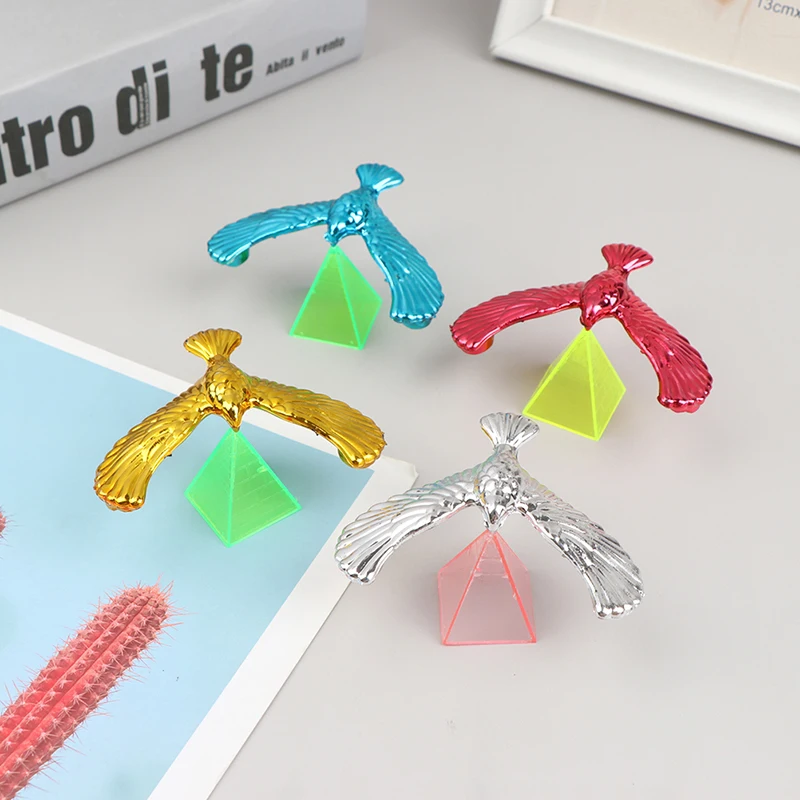 2 pçs novidade incrível equilíbrio águia pássaro brinquedo equilíbrio mordaça brinquedo para presente do miúdo