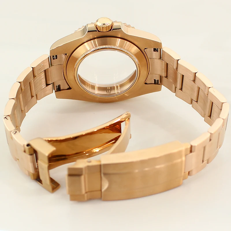 Корпус часов 40 мм с сапфировым стеклом для NH35 NH36 NH34 8215 Eta2824 PT5000, механизм 28,5 мм, циферблат Oyster 316L, браслет SUB GMT, корпус часов