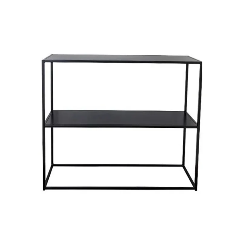 

Nordic decorative wrought iron bedroom baffle shelf living room kitchen floor bookshelf multi-layer porch storage rack shelf