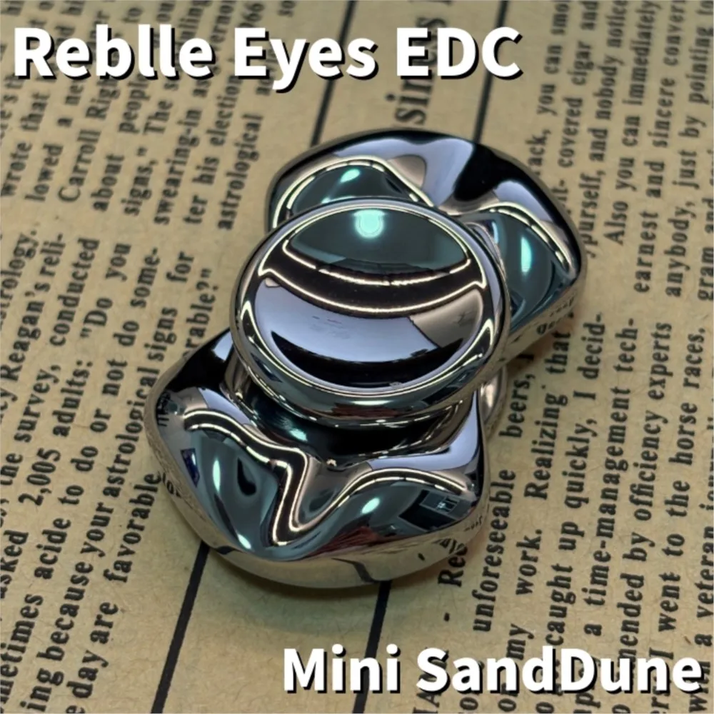Reblle Eyes EDC SandDune Fidget Spinner Fidget Toys Adults Original Designs Two-Bladed Fidget Spinner Gyro