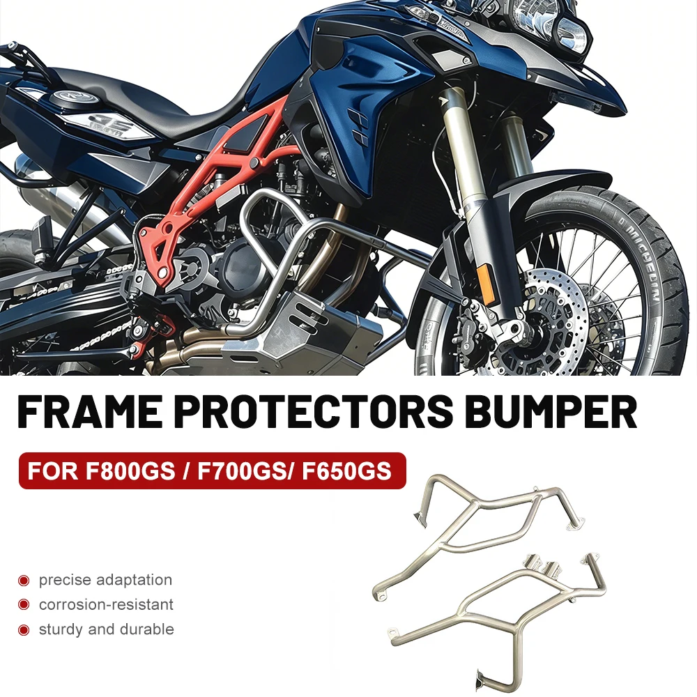 For BMW F800GS F700GS F650GS 2008-2018 Motorcycle Engine Tank Guard  Crash Bars Bumper Stunt Cage Protector