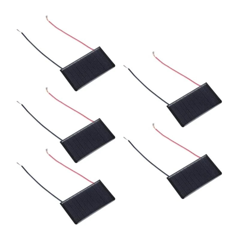 J2HB Small Solar Cell 68x36mm Crystallines Silicon 5V Compact Renewable for Charging & Outdoor Activity Solar Energy Gadget
