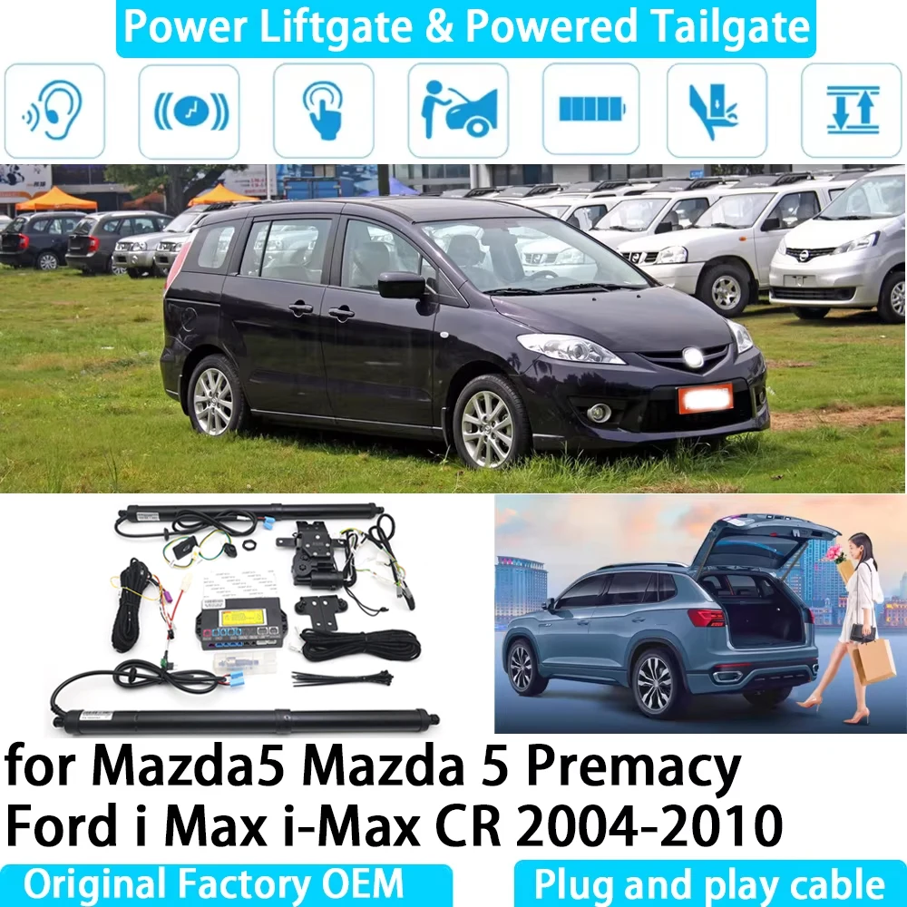 for Mazda5 Mazda 5 Premacy Ford i Max i-Max CR 2004-2010 Automatic Electric Power Liftgate Powered Tailgate Strut Tail