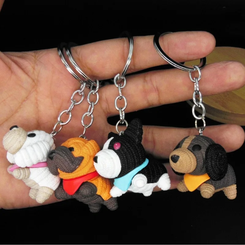 2025 New Cute Dog Key Chain,Shiba Inu Keyring Keychain,Super Adorable Dog Key Ring