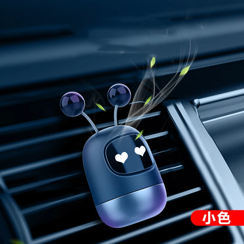

Car Air Freshener Auto Creative Mini Robot Air Vent Clip Parfum Flavoring Ventilation Outlet Aromatherapy Automotive Interior