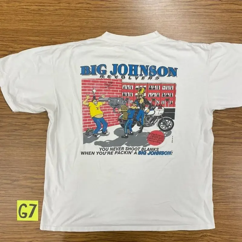 Vintage Xl Men Äôs Big Johnson T Shirt Single Rare