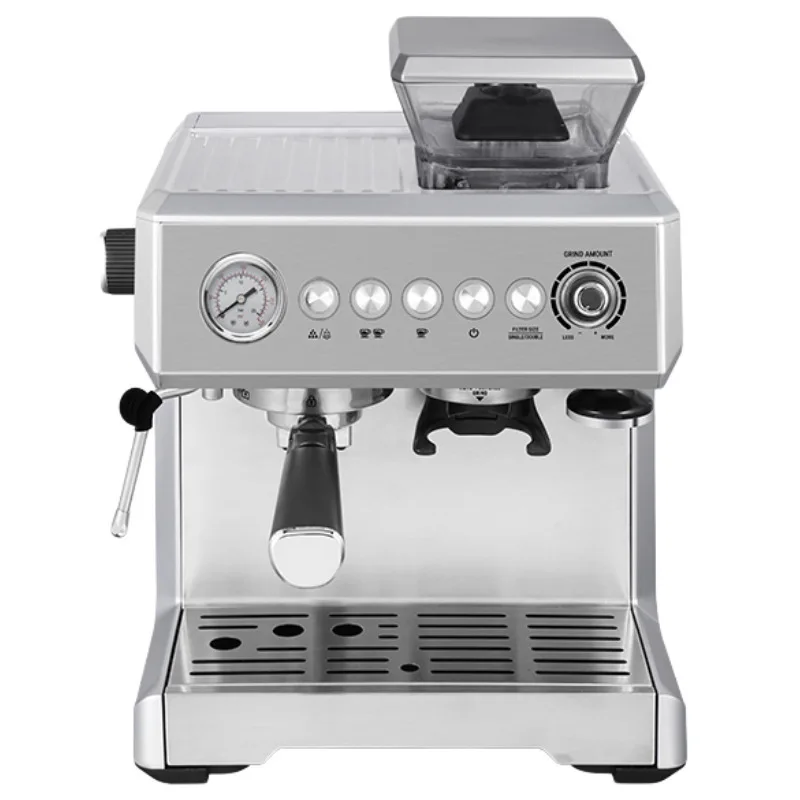 

European and American Semi-automatic Household Turbopump-Feed Espresso Machine with Grinding Machine