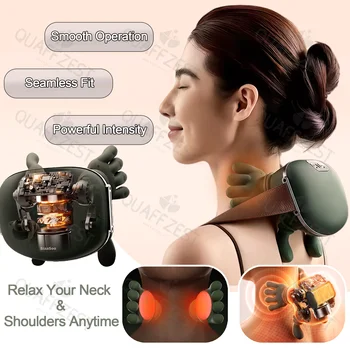 Bionic Finger Pressure Neck Massager Back and Shoulder Massager Electric Kneading Neck Deep Massage Muscle Relax 1