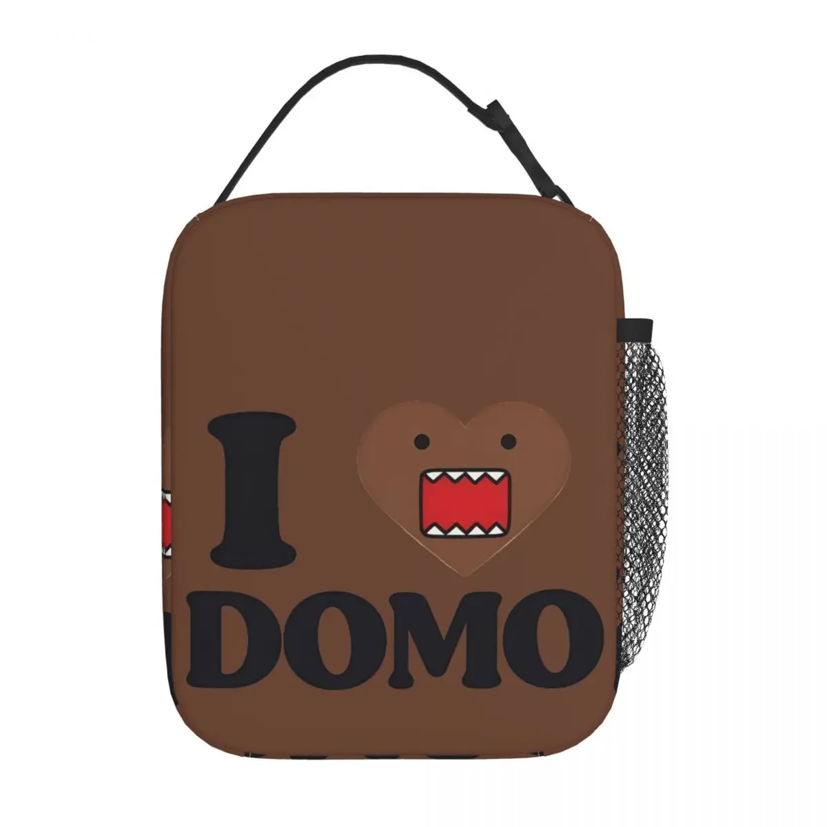 

I Love Domo Kun Забавный мем Изолированная сумка для обеда Портативный контейнер для еды Сумка-холодильник Сумка-тоут Ланч-бокс Работа Путешествия Девушка Мальчик
