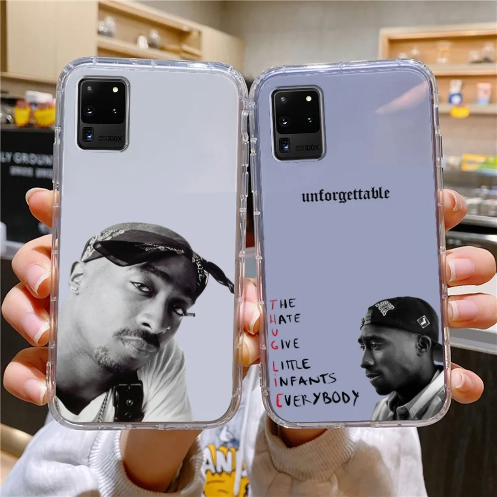 Rip Raper 2pac Phone Case For Samsung Galaxy A52 A12 A51 S21 Edge S22ULTRA S23 S20LITE Plus Ultra Transparent Cover