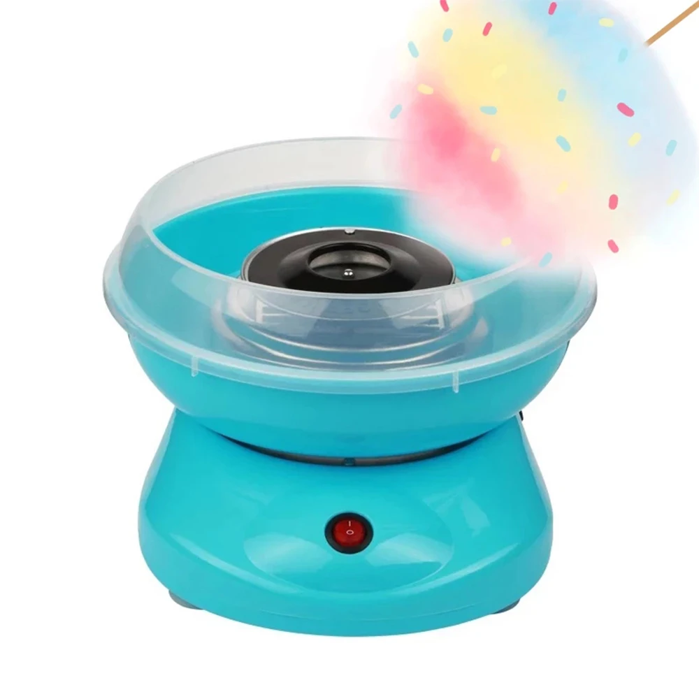 110-220V Electric DIY Automatic Sweet Cotton Candy Machine Mini Portable Sugar Floss Kids Party Festival Carnival EU US Plug