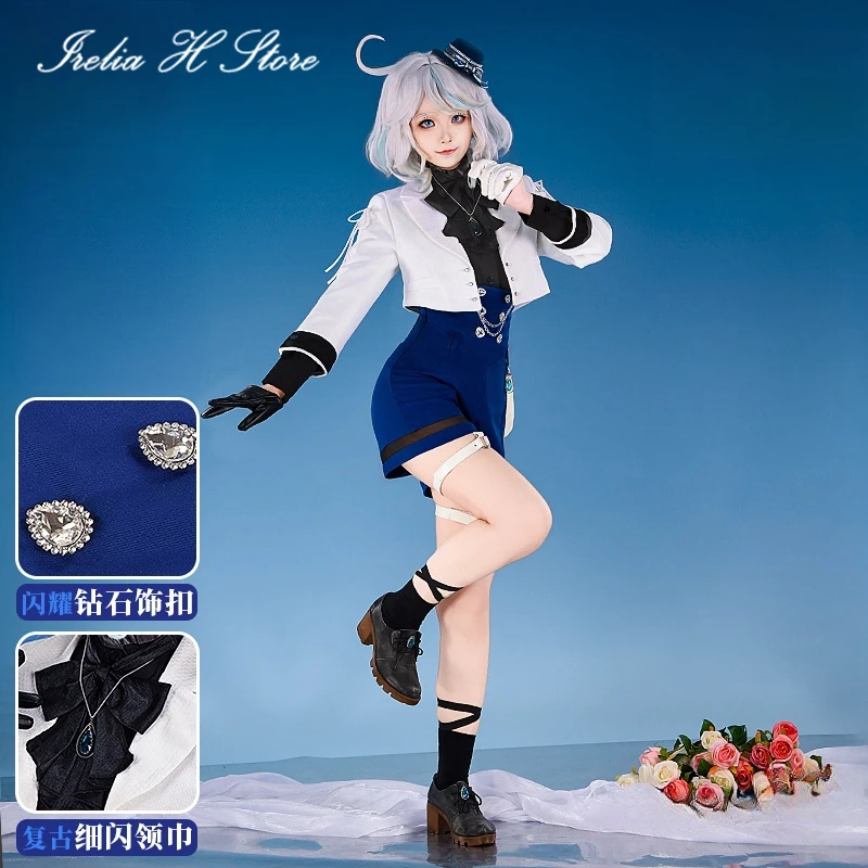 Irelia H Store Genshin Impact Cosplay Furina Cosplay Costume Anime Furina Concert Suit Halloween Costumes