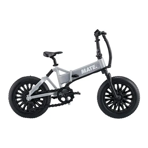 Bandai-figuras de acción modelo MATE X EVO, bicicleta eléctrica en miniatura, adorno de bicicleta simulado, bola Gashapon oficial genuina