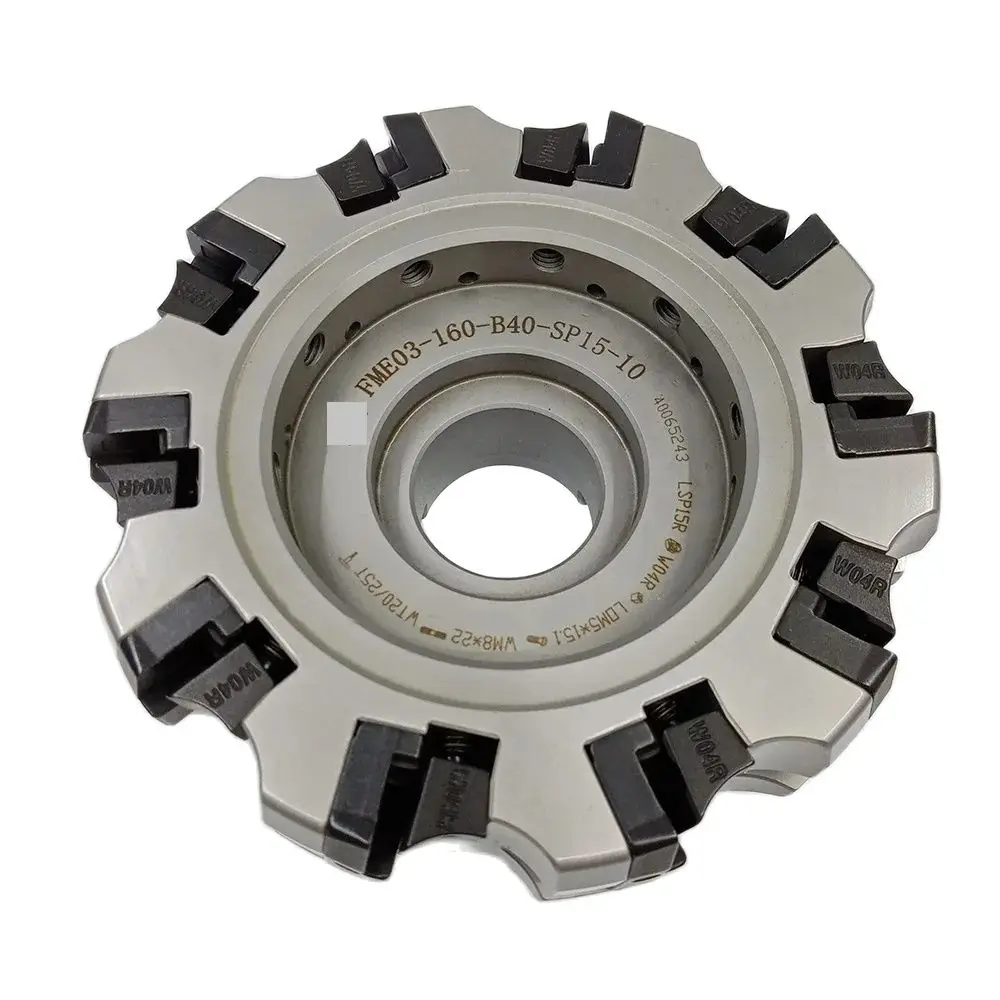 Zcc FME03-160-B40-SP15-10 페이스 밀링 인덱서블 밀링, FME03 Kr: 75 °