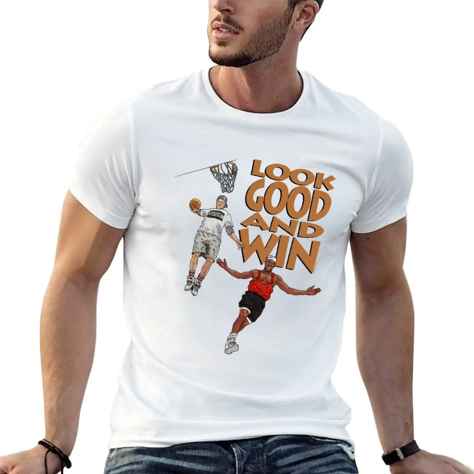 Look Good And Win T-Shirt Funny t-shirts quick drying mens funny t shirts