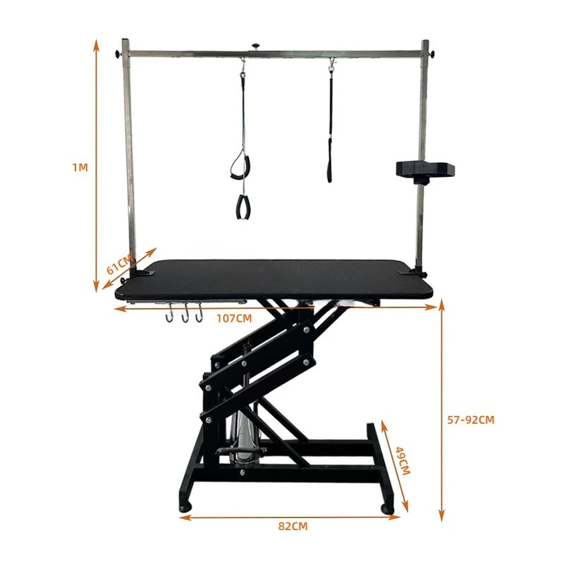 

High Quality Adjustable Large Dog Pet Grooming Table Pet Hydraulic Pet Grooming Table Pet hydraulic lifting grooming table