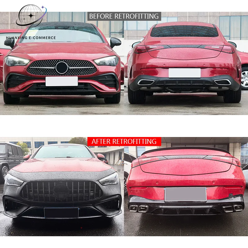 Factory Direct Sale2024-2026 Car Modification Upgrade CLE53 AMG Surround Front Bumper Rear Bumper Body Kit Suitable for Benz CLE