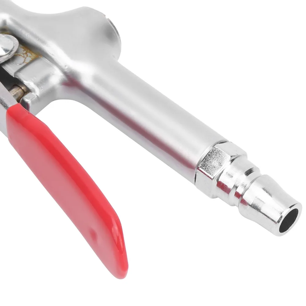 Aluminum Alloy Dust Cleaning Gun Leak-Proof Design Ergonomic Grip Air Blow Gun High Volume Stainless Steel Nozzle