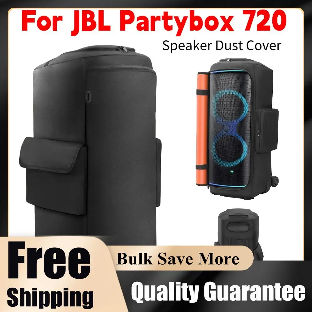 

Чехол для портативной колонки JBL Partybox 720 с карманом для микрофона, двусторонняя сумка для хранения колонки, износостойкая, для путешествий на открытом воздухе