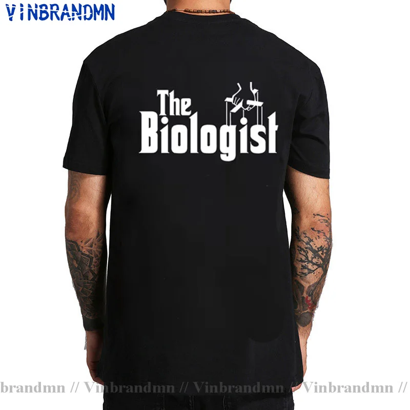 Funny The Biologist God Father T Shirts Graphic Fashion New Cotton Short Sleeve O-Neck Harajuku Science Biology Teacher T-shirt