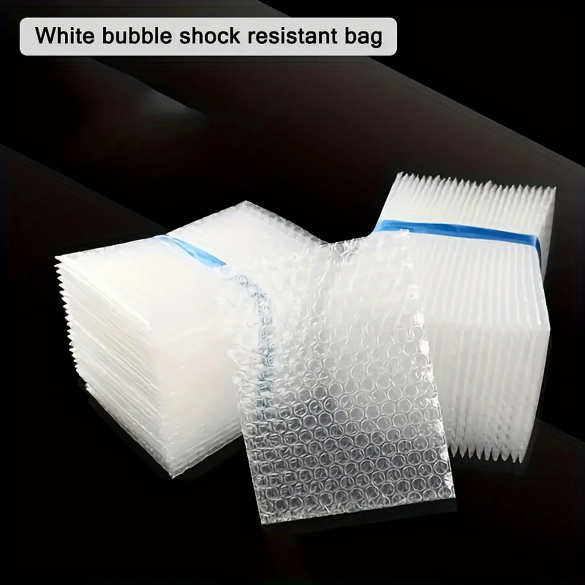 Transparent Bags Shock-Resistant Poly Mailers,Bubble Bag, Self-Seal Clear Bubble Cushioning Wrap Bag, Honeycomb Packaging Bag