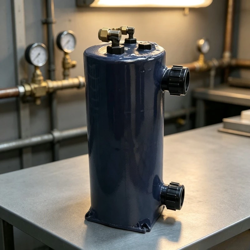 5HP Titanium Tube Evaporator Titanium Gun Seafood Aquarium Fish Pond Chiller Cooling Radiator Pure Titanium Heat Exchanger