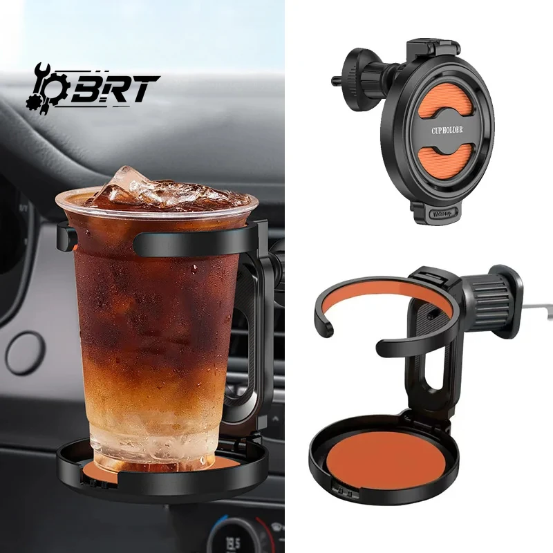 

New Car Cup Holder Air Outlet Vent Drink Bracket Foldable Auto Drink Rack Stand For Water Bottles Stable Auto Organizer Holder