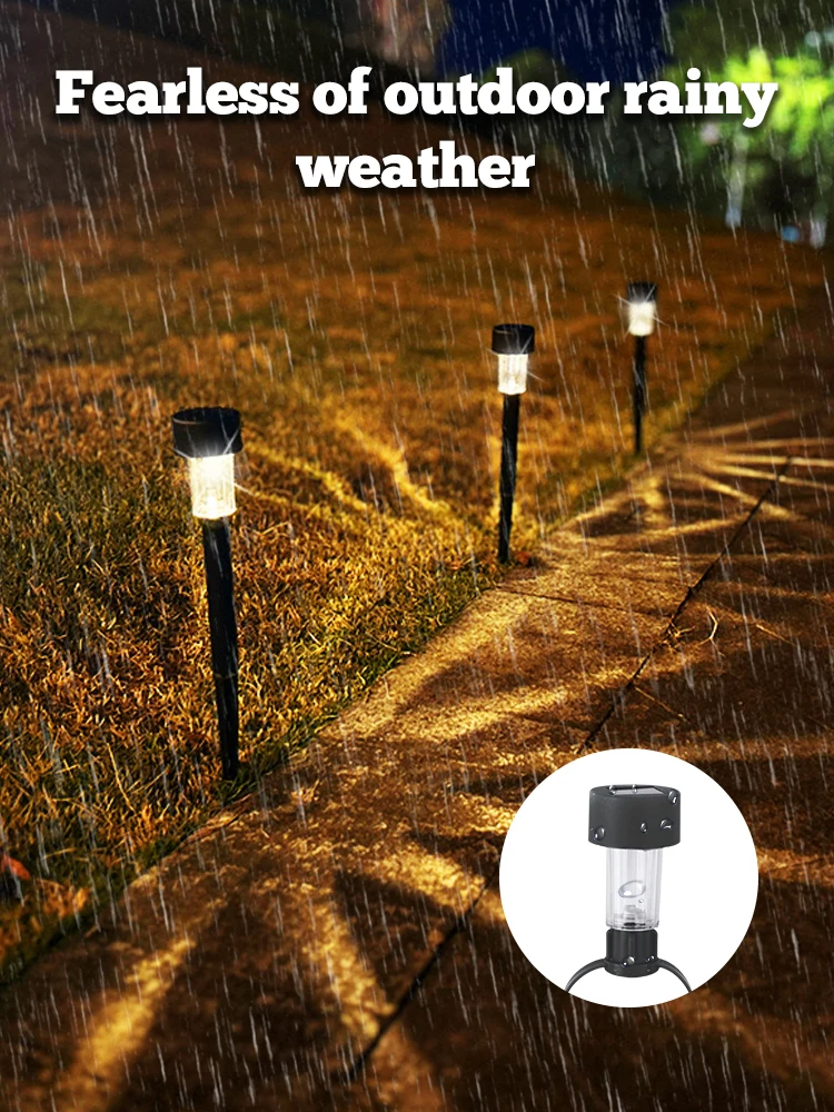 10PCS LED Solar Lamp Pool Lights Waterproof Solar Lights Decor Outdoor Swimming Pool Fence Garden Decoration Lamp For Yard
