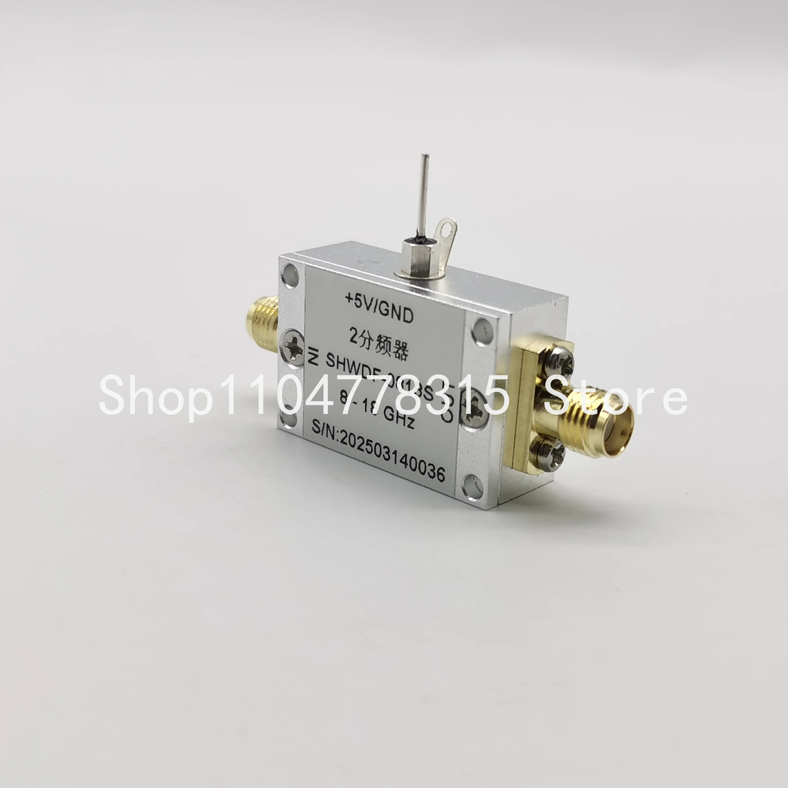 

SHWDF-0818S Входная мощность 8–18 ГГц: 10 дБм SMA Mother RF Микроволновой делитель