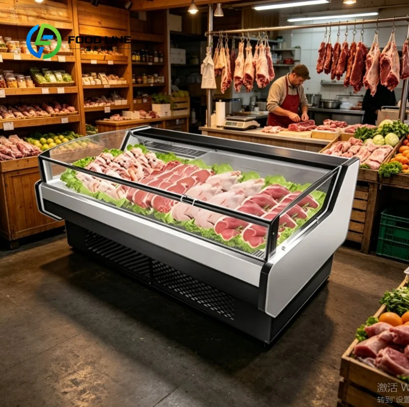 Customize  Energy Saving Refrigerator Display Cooler Cabinet Quick Freeze Chiller Unit for Fresh Food and Drinks