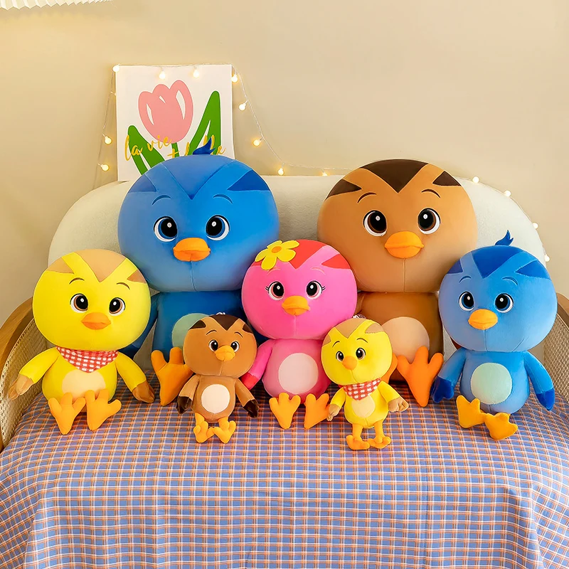 Adorables Muñecos de Peluche de Pollo, Juguetes de Peluche Suaves de Tela Corta para Niños, Muñecas de Mamá Pollo para Bebés,...