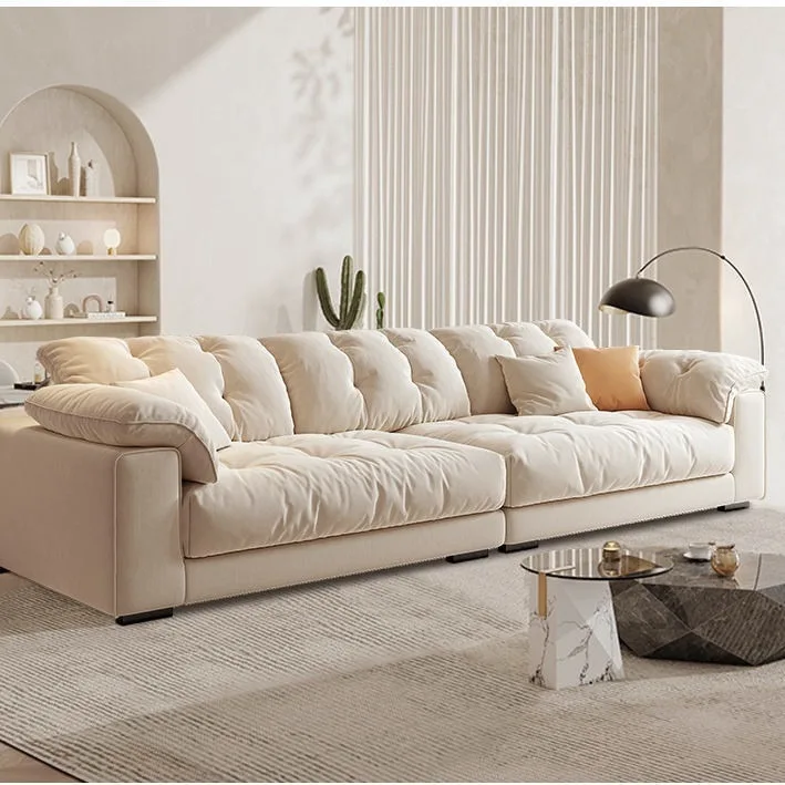 

Hotsale Modern Large Modular Sofa with Plush Cushions Stylish Design for Living Room Decoration room sofapromote sales