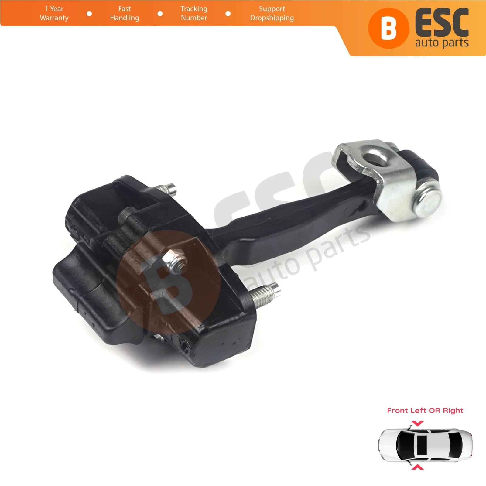 ESC Auto Parts EDP820 Front Left OR Right Door Hinge Stop Check Strap Limiter for Fiat Tipo 356 357 Egea 2015-On 51983934