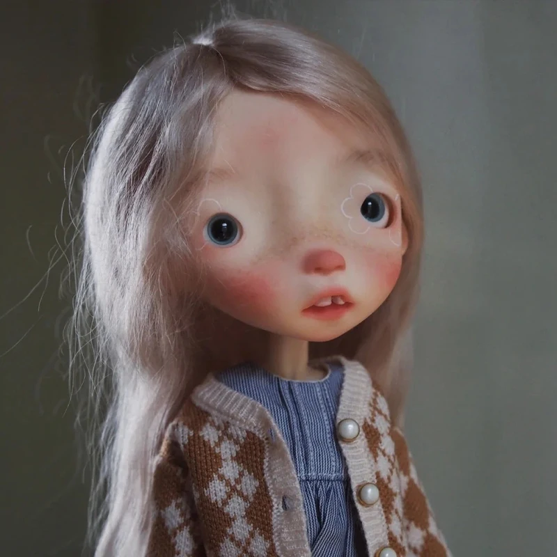 Boneca bjd 1/6, cabeça de maquiagem para meninas, brinquedo corporal de resina de alta qualidade, presente de aniversário, bonecas de anjo em ofertas, bonecas articuladas