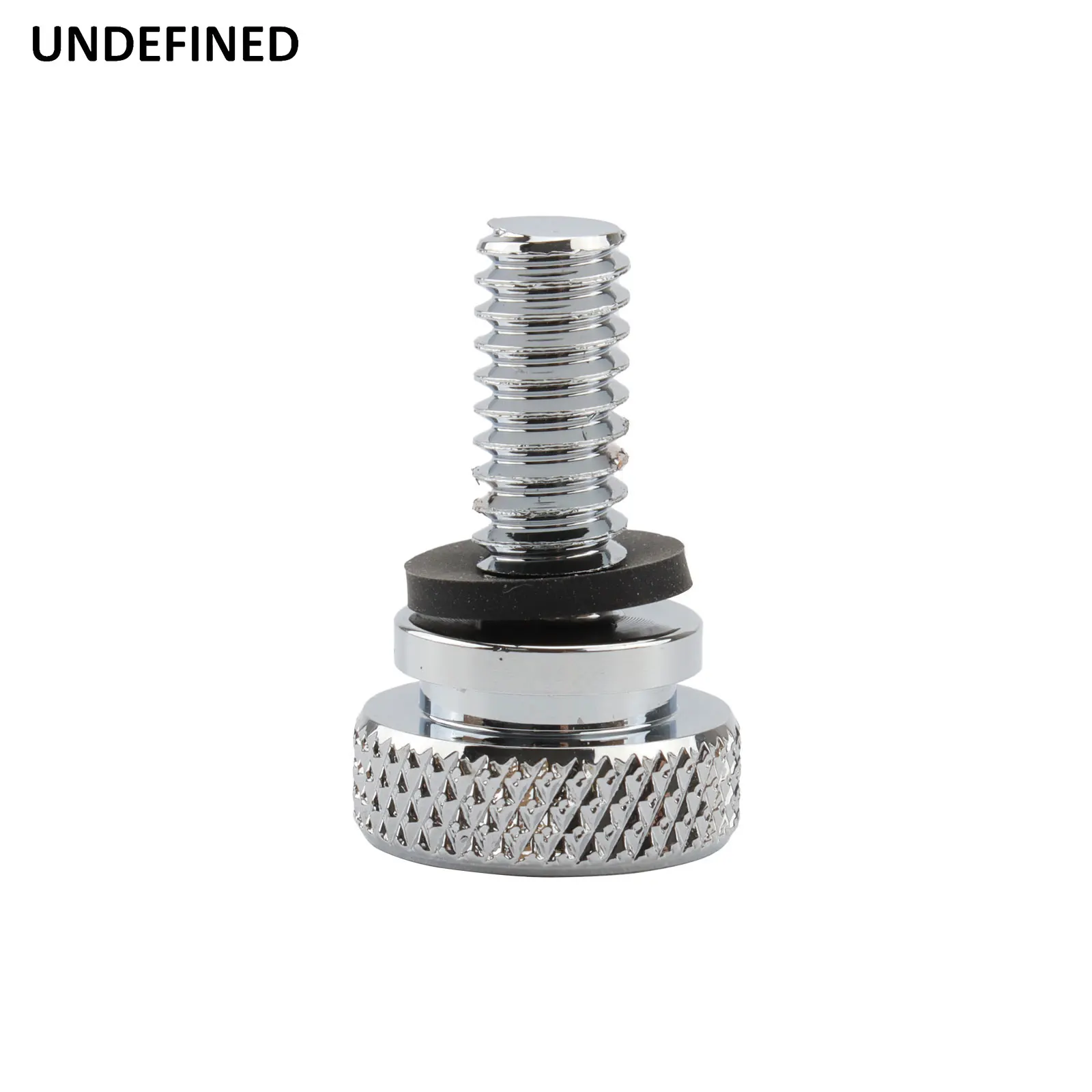 Black Chrome Motorcycle Seat Bolt Tab Rear Screw For Harley  Touring Road King Softail Dyna Sportster FXDB Fat Street - view 2