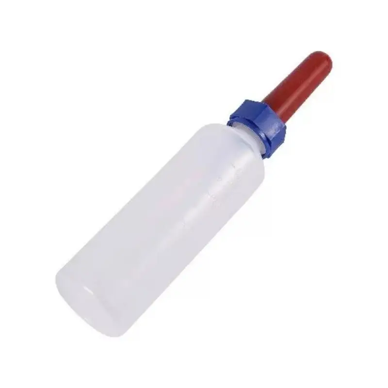 Kälberfütterungsflasche mit weichem Kunststoffnippel und auslaufsicherem Verschluss, perfekt für die Tierhaltung auf dem Bauernhof und die Pflege junger Kälber. – Detail 5