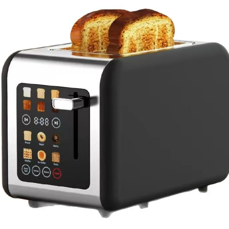 6-in-1 Smart Touch Screen Breakfast Machine Multifunctional Sandwich Machine Household Toast Waffle Machine Toast Driver