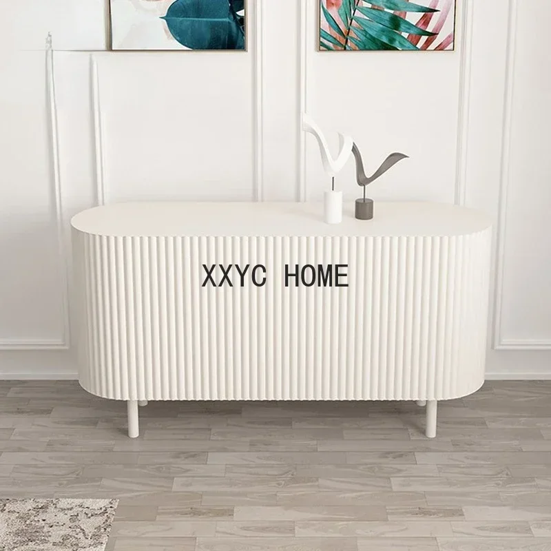 

Paint Sideboard Cabinet Entrance Cabinet Oval Locker Cupboard Decorative Wine Cabinet