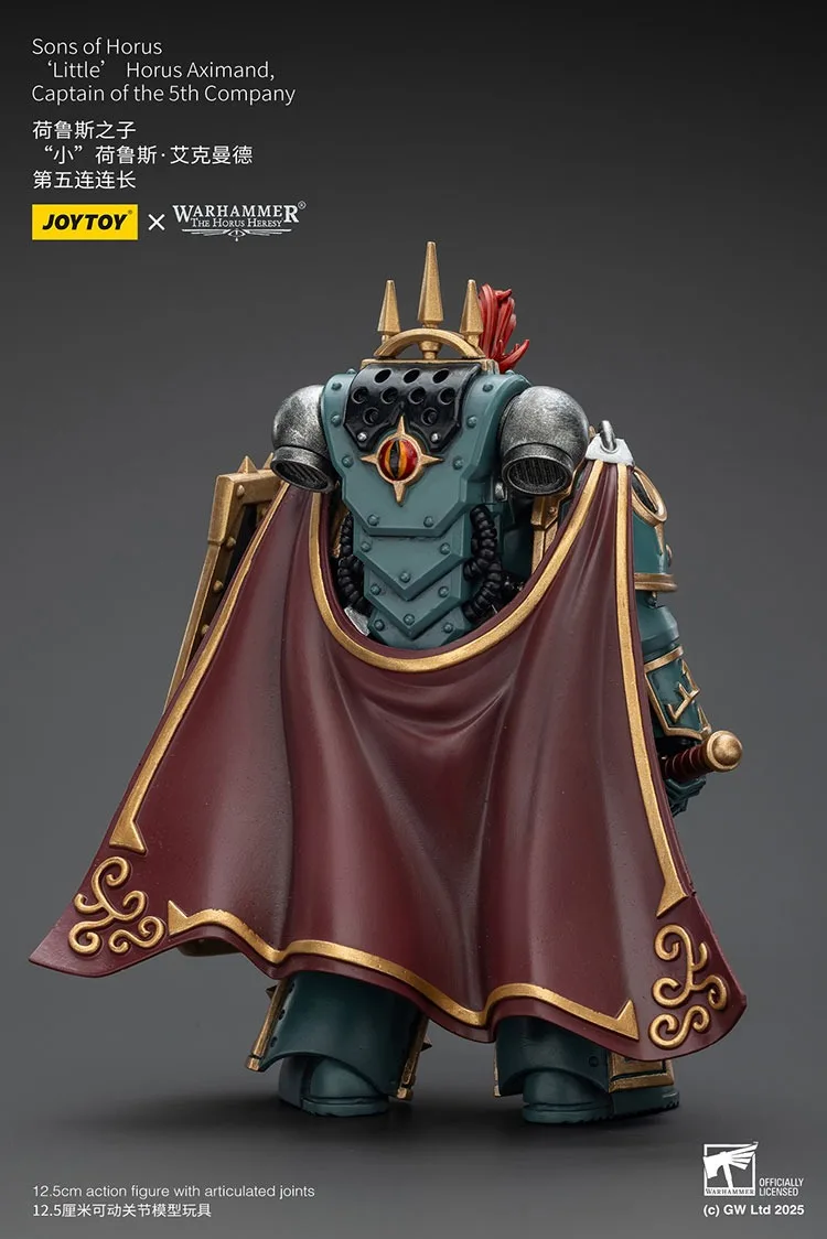 JOYTOY Warhammer "The Horus Heresy" Sons of Horus 'Little'Horus Aximand, Capitano della 5a Azienda Action Figures Doll Collect
